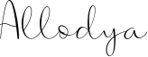 Allodya Font