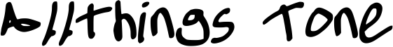 Allthings Tone Font