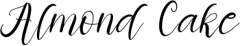 Almond Cake Font