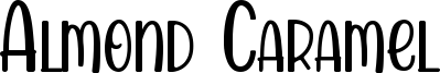 Almond Caramel Font