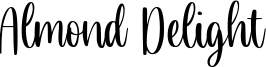 Almond Delight Font