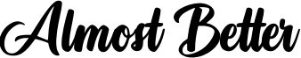 Almost Better Font