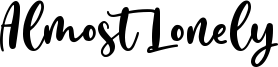 Almost Lonely Font
