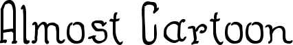 Almost Cartoon Font