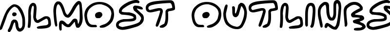 Almost Outlines Font