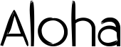 Aloha Font