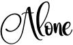 Alone Font