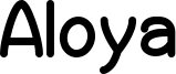 Aloya Font