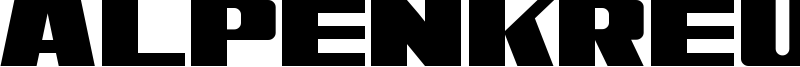 Alpenkreuzer Font