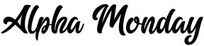 Alpha Monday Font