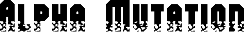 Alpha Mutation Font