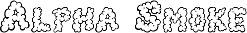 Alpha Smoke Font