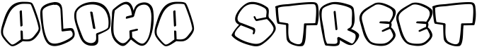 Alpha Street Font