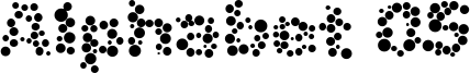 Alphabet 05 Font