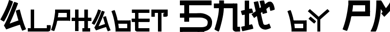 Alphabet SNK by PMPEPS Font