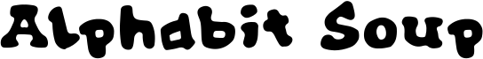 Alphabit Soup Font