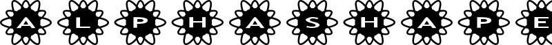 AlphaShapes Flowers 2 Font