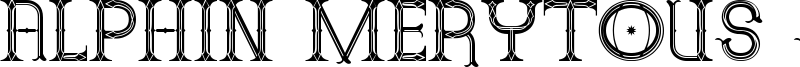 Alphin Merytous St Font
