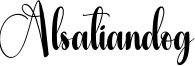 Alsatiandog Font