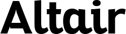 Altair Font