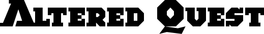Altered Quest Font