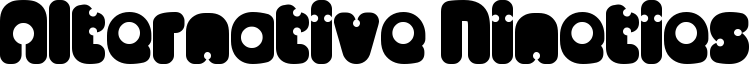 Alternative Nineties Font