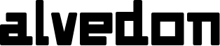 Alvedon Font