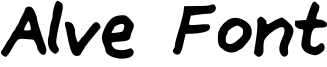 Alve Font Font