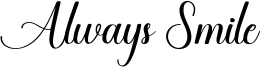 Always Smile Font