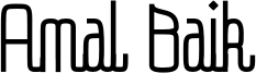 Amal Baik Font