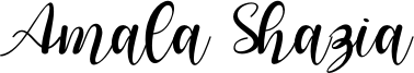 Amala Shazia Font