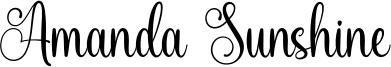 Amanda Sunshine Font