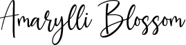 Amarylli Blossom Font