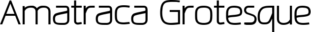 Amatraca Grotesque Font