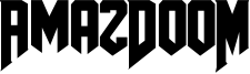 AmazDooM Font