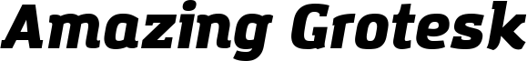 Amazing Grotesk Ultra Italic.otf