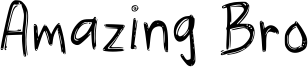 Amazing Bro Font