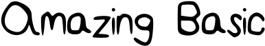 Amazing Basic Font