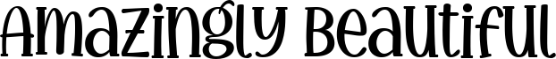 Amazingly Beautiful Font