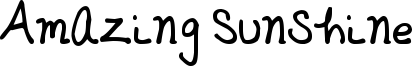 Amazing Sunshine Font