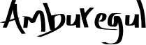 Amburegul Font