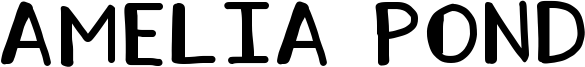Amelia Pond Font