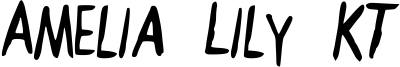 Amelia Lily KT Font