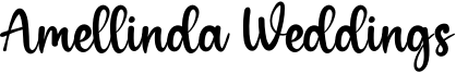 Amellinda Weddings Font