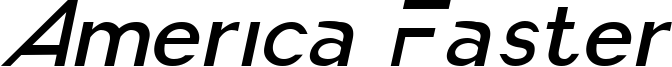 America Faster Light Italic.ttf