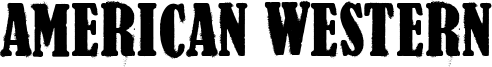 American Western Font