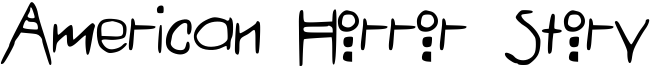 American Horror Story Font