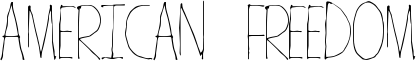 American Freedom Font