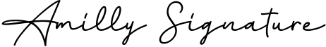 Amilly Signature Font