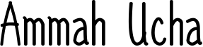 Ammah Ucha Font